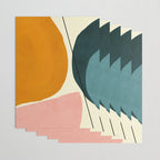 shapes geometric minimal painting abstract Wrapping Paper Gallery Image 3