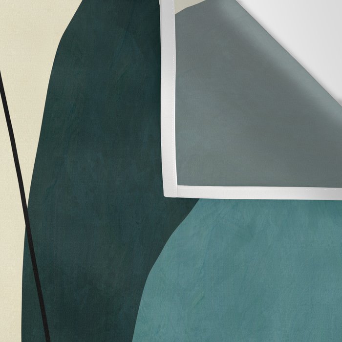 shapes geometric minimal painting abstract Wall Tapestry Gallery Image 3