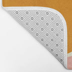 shapes geometric minimal painting abstract Bath Mat Gallery Image 2