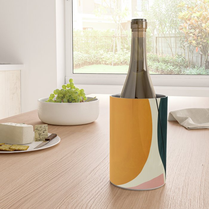 shapes geometric minimal painting abstract Wine Chiller Gallery Image 4