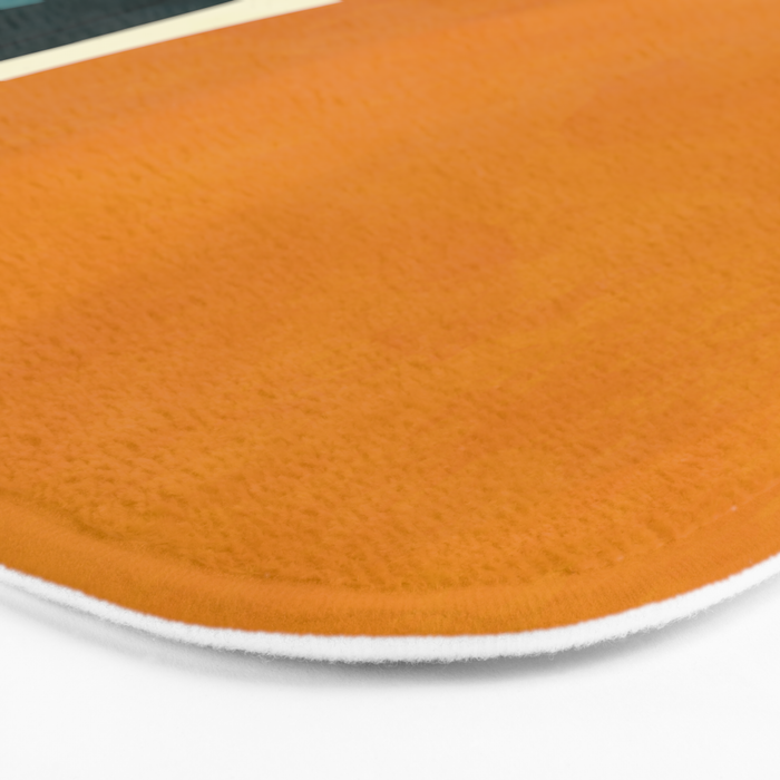 shapes geometric minimal painting abstract Bath Mat Gallery Image 3