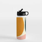 shapes geometric minimal painting abstract Water Bottle Gallery Image 1