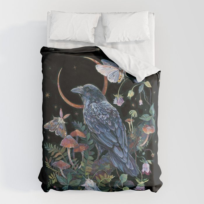 Moon Raven  Duvet Cover Gallery Image 1