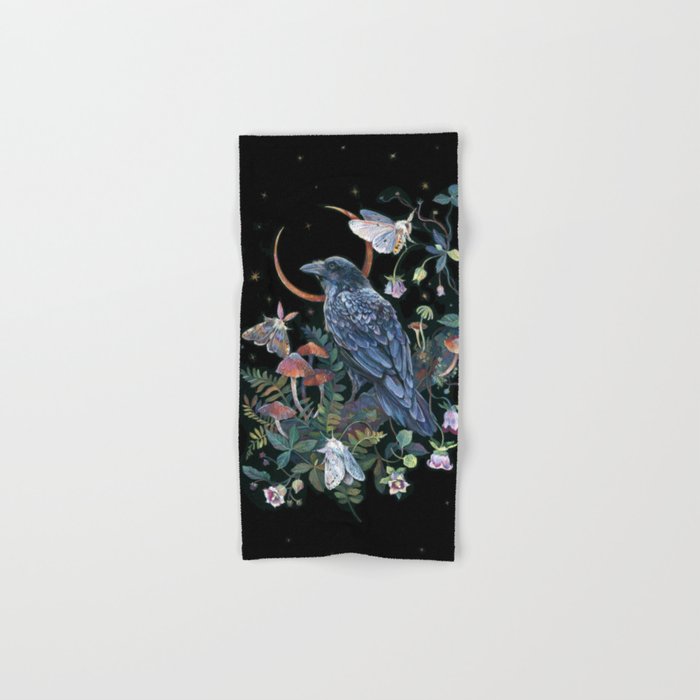 Moon Raven  Bath Towel Gallery Image 1