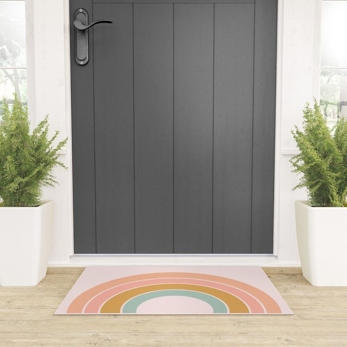 No Rain No Rainbow Welcome Mat Gallery Image 3
