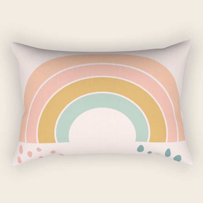 No Rain No Rainbow Rectangular Pillow Gallery Image 2