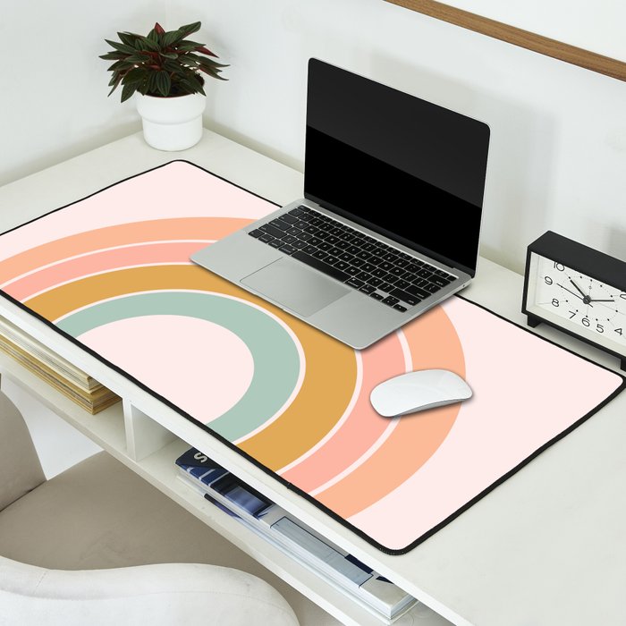 No Rain No Rainbow Desk Mat Gallery Image 2