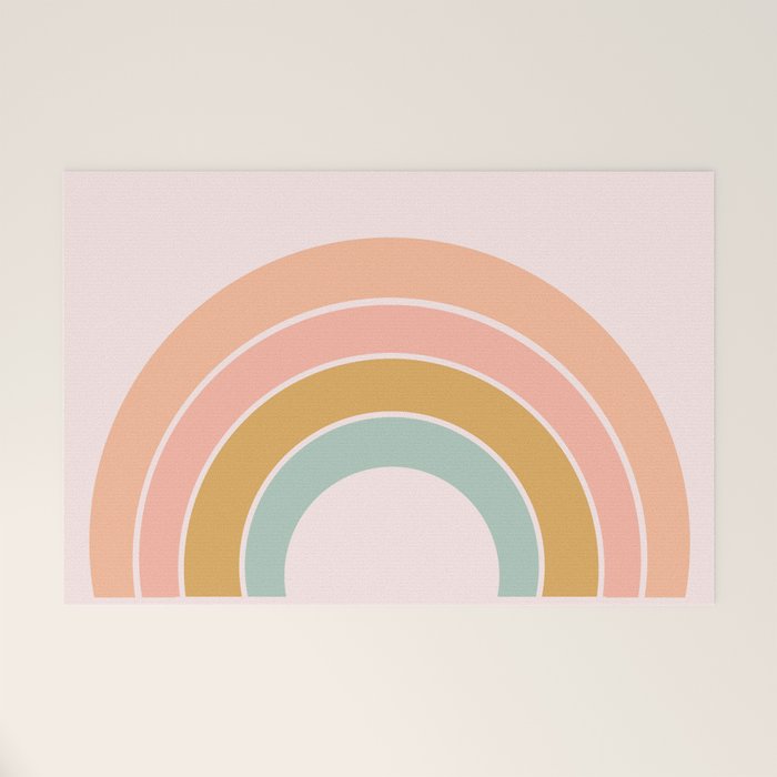 No Rain No Rainbow Welcome Mat Gallery Image 1