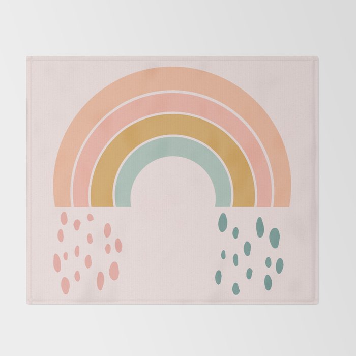 No Rain No Rainbow Throw Blanket Gallery Image 2