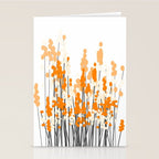 Orange Spring Bouquet on White Background #decor #society6 #buyart Stationery Card Gallery Image 2