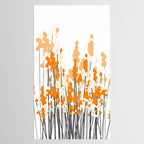 Orange Spring Bouquet on White Background #decor #society6 #buyart Tablecloth Gallery Image 2