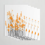 Orange Spring Bouquet on White Background #decor #society6 #buyart Wrapping Paper Gallery Image 3
