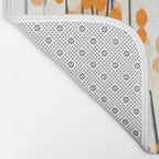 Orange Spring Bouquet on White Background #decor #society6 #buyart Bath Mat Gallery Image 2
