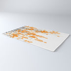 Orange Spring Bouquet on White Background #decor #society6 #buyart Rug Gallery Image 3