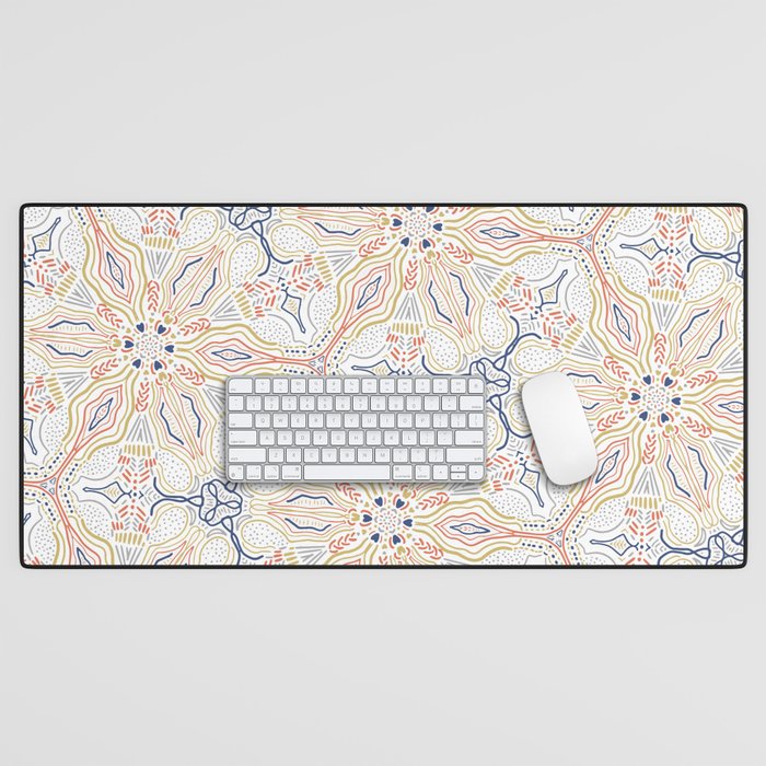 Modern mosaic mandalas Desk Mat Gallery Image 1