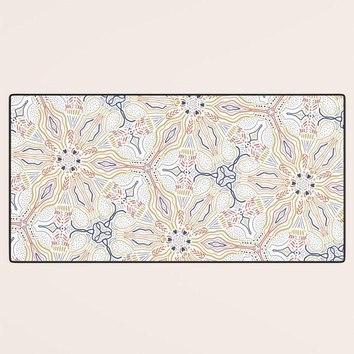 Modern mosaic mandalas Desk Mat Gallery Image 3