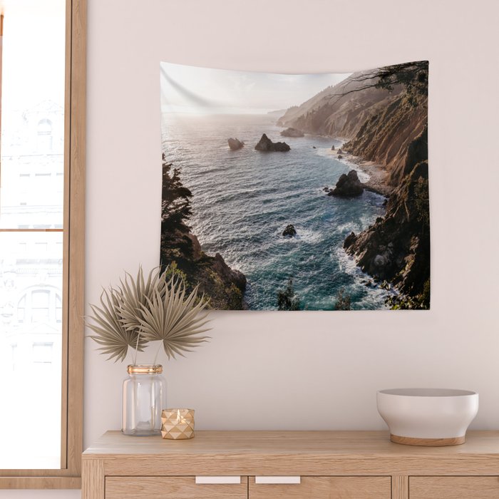 Big Sur Coast Wall Tapestry Gallery Image 2