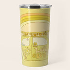love bug valentine // retro surf art by surfy birdy Travel Mug Gallery Image 1