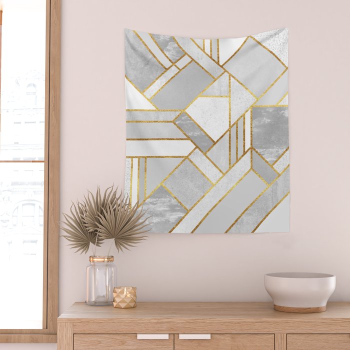 Gold City Wall Tapestry Gallery Image 2
