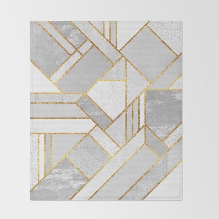 Gold City Throw Blanket Gallery Image 2