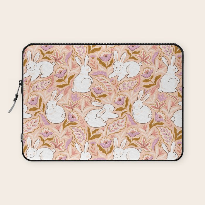 Funny bunny print Laptop Sleeve Gallery Image 1