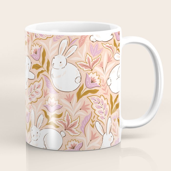 Funny bunny print Coffee Mug Gallery Image 1