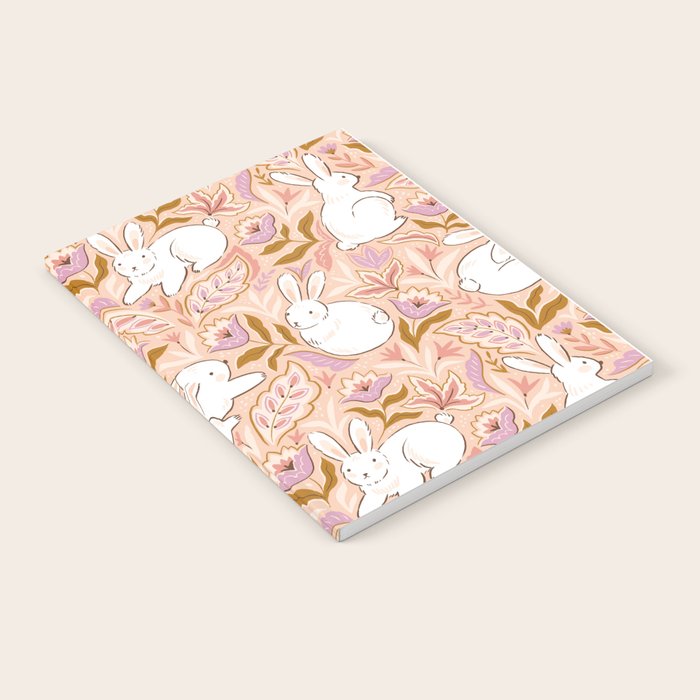 Funny bunny print Notebook Gallery Image 1