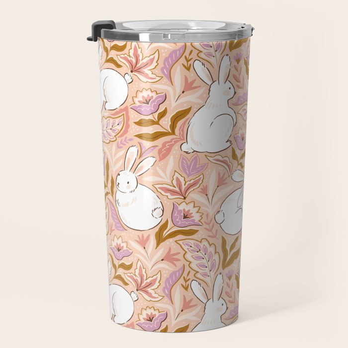 Funny bunny print Travel Mug Gallery Image 3