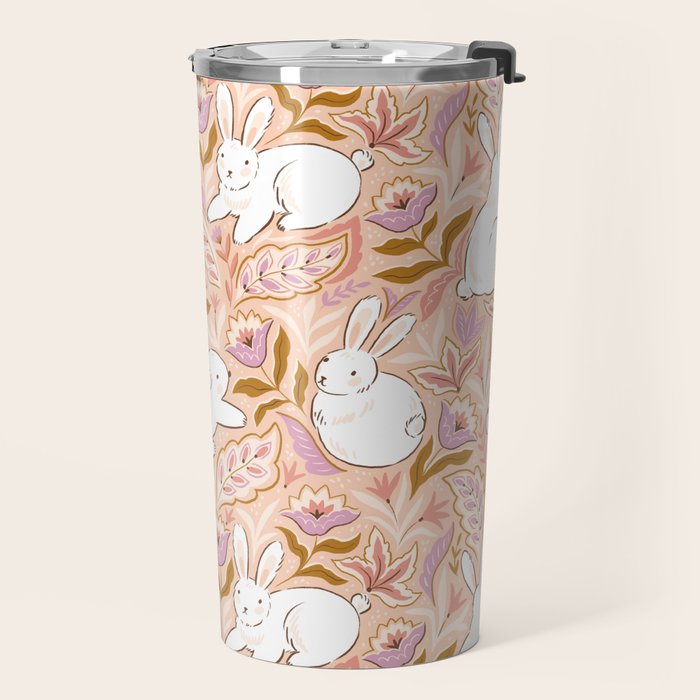 Funny bunny print Travel Mug Gallery Image 2