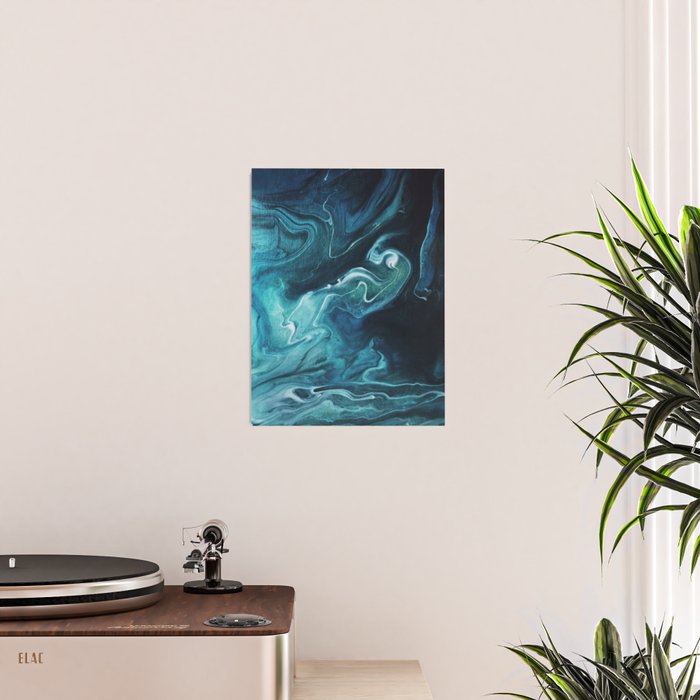 Gravity II - Abstract Marble Poster Gallery Image 2