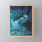 Gravity II - Abstract Marble Mini Art Print Gallery Image 1