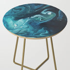 Gravity II - Abstract Marble Side Table Gallery Image 2