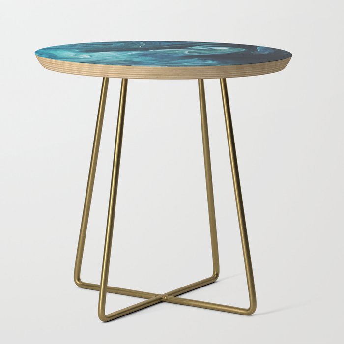 Gravity II - Abstract Marble Side Table Gallery Image 1