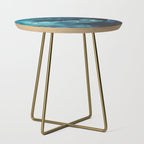 Gravity II - Abstract Marble Side Table Gallery Image 1