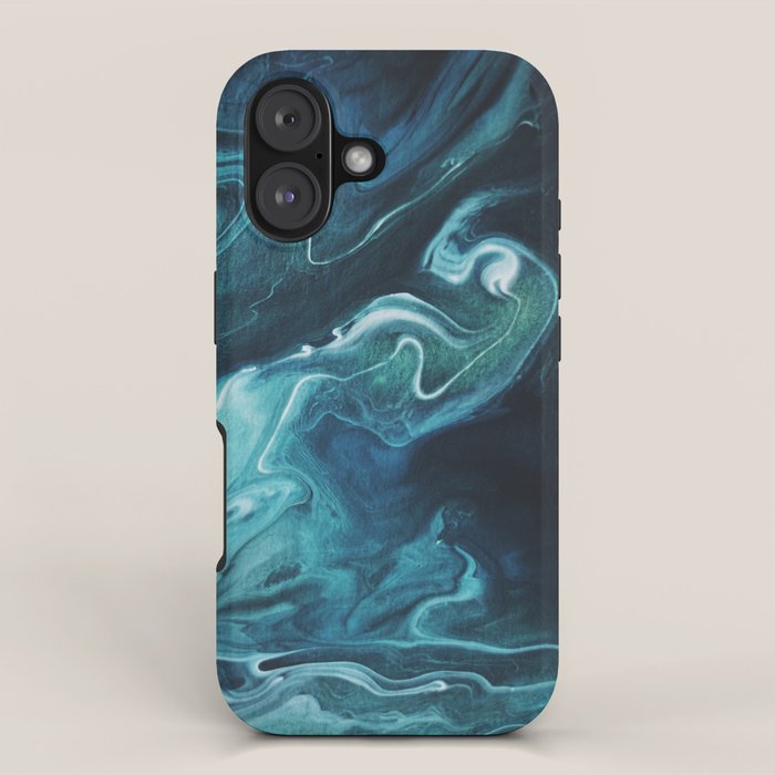 Gravity II - Abstract Marble iPhone Case Gallery Image 1