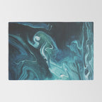Gravity II - Abstract Marble Rug Gallery Image 2