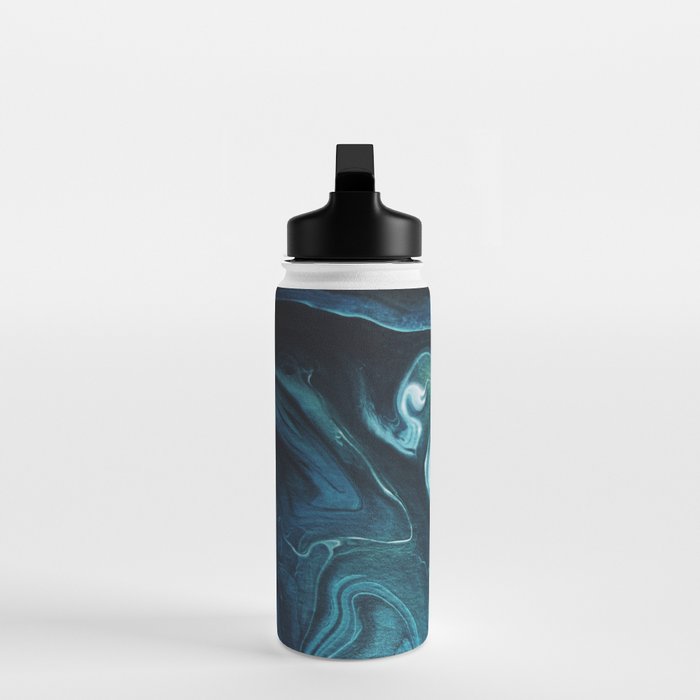 Gravity II - Abstract Marble Water Bottle Gallery Image 3