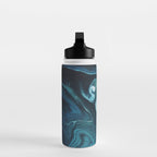 Gravity II - Abstract Marble Water Bottle Gallery Image 3