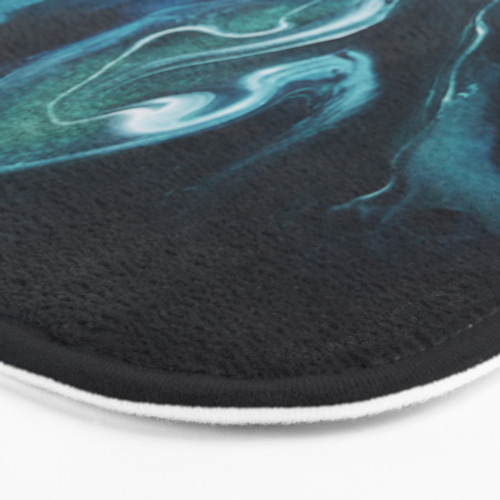 Gravity II - Abstract Marble Bath Mat Gallery Image 3