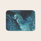 Gravity II - Abstract Marble Bath Mat Gallery Image 1