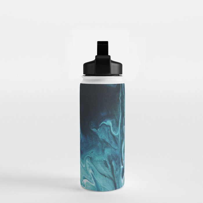 Gravity II - Abstract Marble Water Bottle Gallery Image 2