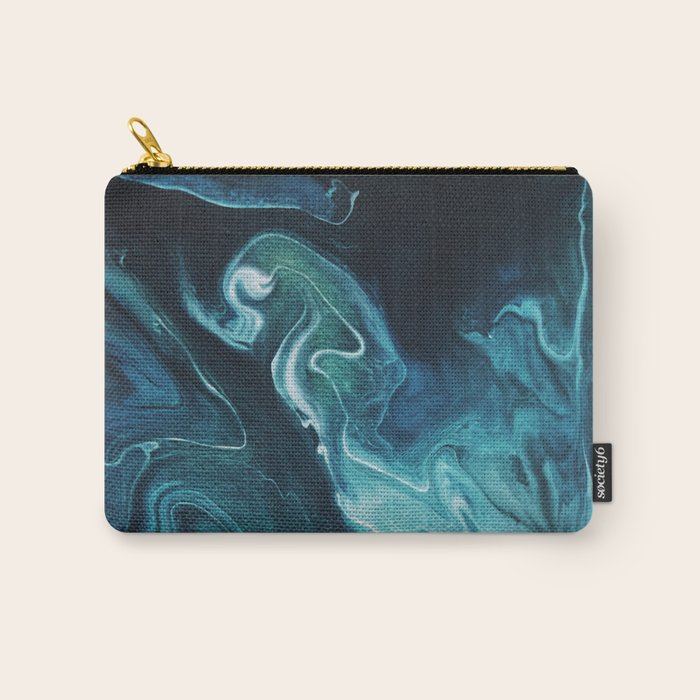 Gravity II - Abstract Marble Carry All Pouch Gallery Image 1