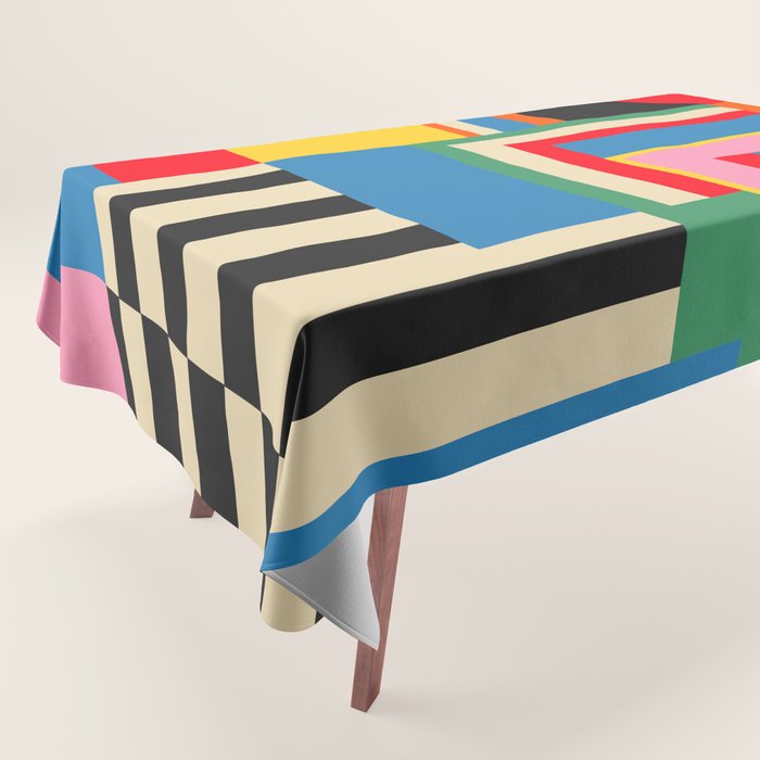 Sunset Cityscape Tablecloth Gallery Image 1