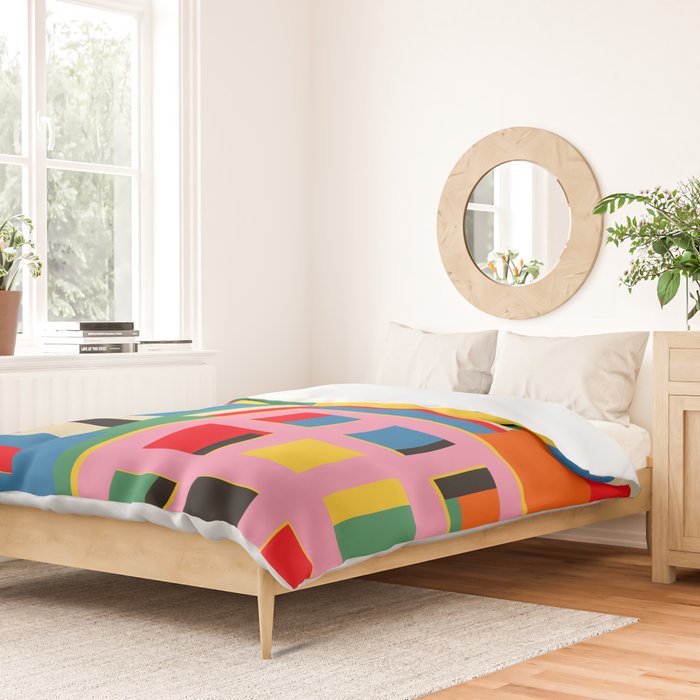 Sunset Cityscape Duvet Cover Gallery Image 2