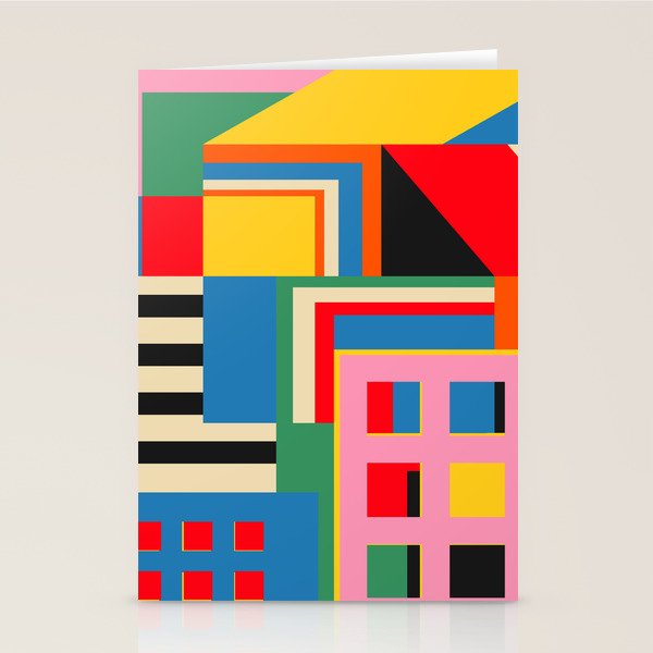 Sunset Cityscape Stationery Card Gallery Image 2