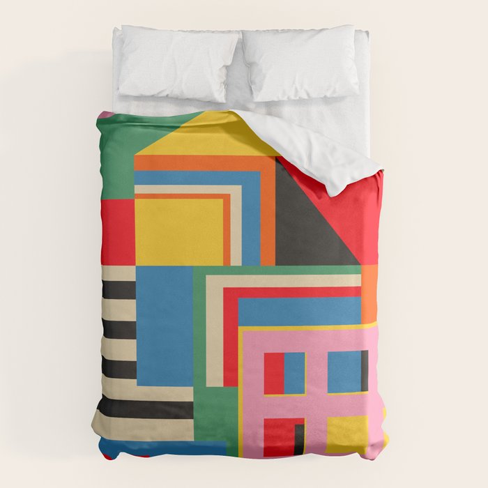 Sunset Cityscape Duvet Cover Gallery Image 6
