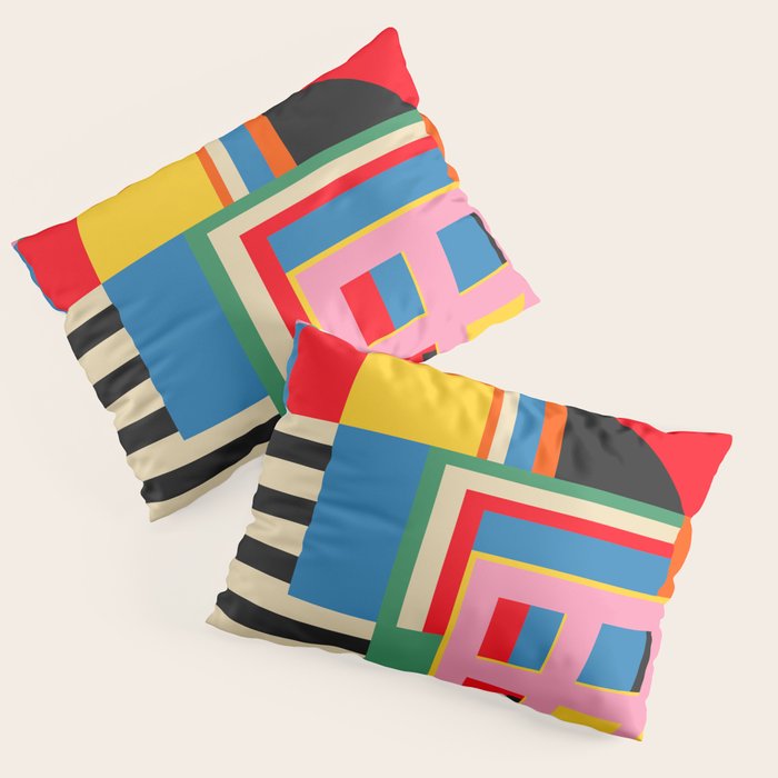 Sunset Cityscape Pillow Sham Gallery Image 3