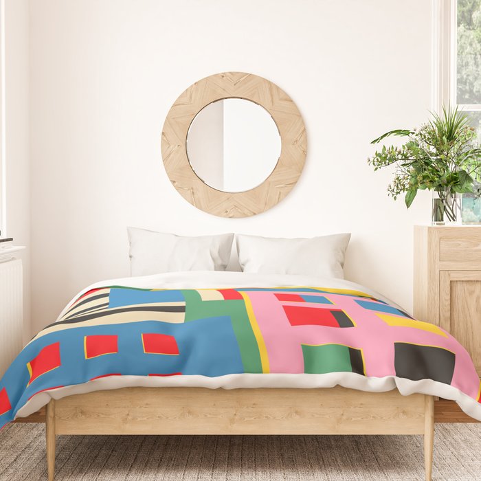 Sunset Cityscape Duvet Cover Gallery Image 3
