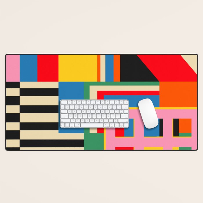 Sunset Cityscape Desk Mat Gallery Image 1