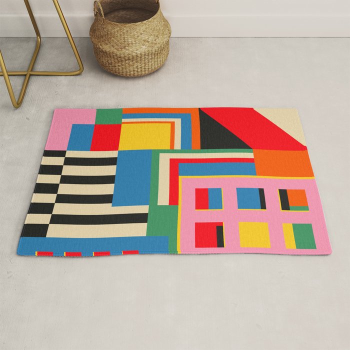 Sunset Cityscape Rug Gallery Image 1